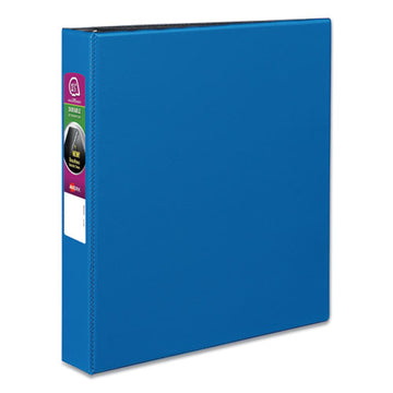 Avery® Durable Non-view Binder With Durahinge And Slant Rings, 3 Rings, 1.5" Capacity, 11 X 8.5, Blue freeshipping - TVN Wholesale